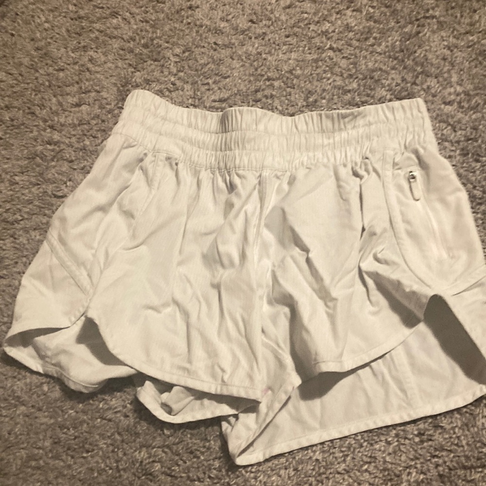 Brand new white lululemon shorts
